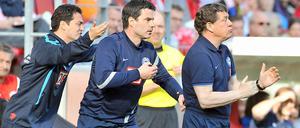 Es geht vorwärts: Herthas Trainer-Team setzt wieder auf Altbewährtes.