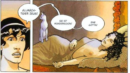 Die Götter vergessen nie: Eine Szene aus dem besprochenen Band.