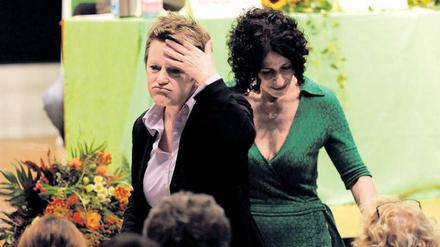 Schwerstarbeit. Als Spitzenkandidatin der Berliner Grünen konnte Renate Künast nicht viel reißen. Nach der Wahl verabschiedete sie sich aus der Hauptstadt und ging zurück in den Bundestag.