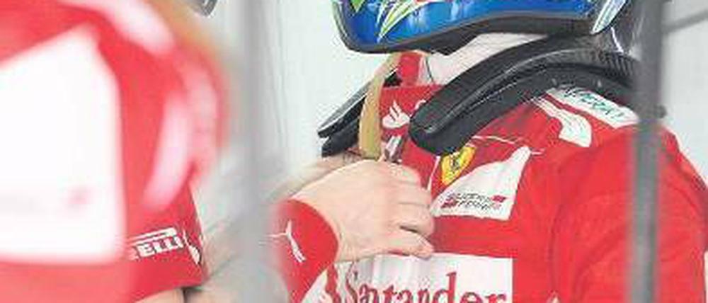 Alles neu. Felipe Massa startet beim Großen Preis von Malaysia mit einem komplett anderen Auto als noch beim Saisonauftakt in Australien. Foto: AFP