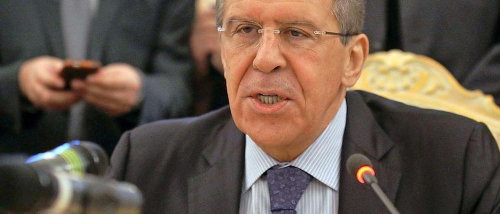 Entgegen anders lautender Berichte, hat Russland seine Meinung zur Syrien-Resolution der UN nicht geändert, bekräftigte der Russische Außenminister Lawrow.