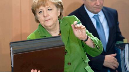Mit Vorstellungskraft: Bundeskanzlerin Merkel.