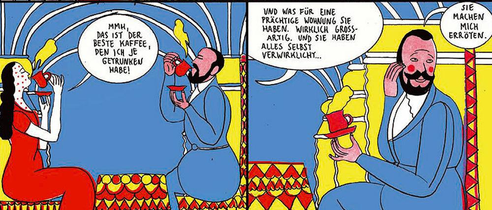 Erinnern an frühe Sonntagsseiten: Ein Auszug aus Olivier Schrauwens „Der Mann, der seinen Bart wachsen ließ“.
