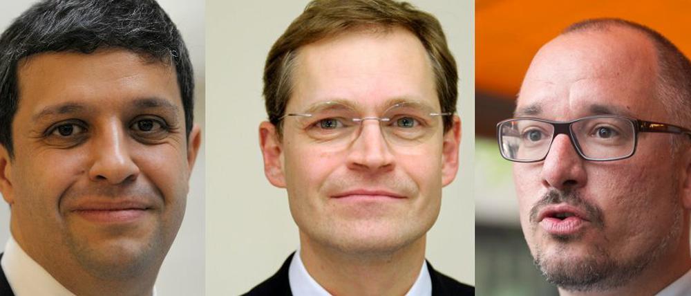 Herrschen statt teilen in der Berliner SPD? Raed Saleh, Michael Müller und Jan Stöß.