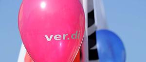 Bunter Protest. In Berlin will Verdi vor dem Haus der Wasserbetriebe demonstrieren.