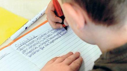 Fehlerhaft. Die „Reichen-Lernmethode“ schadet Risikoschülern, heißt es. Foto: dapd