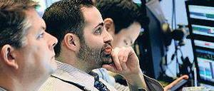 Stress sieht anders aus. Die Stimmung an der Wall Street ist derzeit gut. Foto: dapd