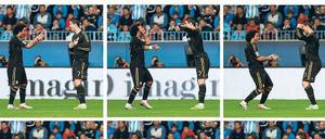 Komm her, Süßer. Cristiano Ronaldo (rechts) und Marcelo von Real Madrid vollführen nach einem Tor den Tanz zu Telós Song. So wurde das Lied berühmt.