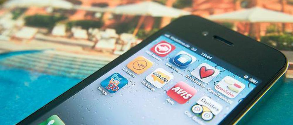Apps auf Reisen sind hilfreich, doch zu viel mobile Information kann Urlaubsstress bedeuten. Foto: Andrea Warnecke