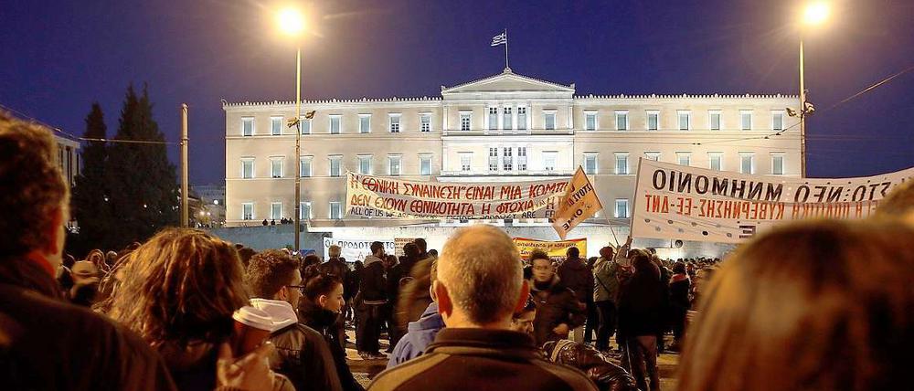 Auch Finanzminister Wolfgang Schäuble hat im Tagesspiegel-Interview Verständnis für den Unmut der griechischen Bevölkerung geäußert.