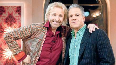 Von oben nach unten. Thomas Gottschalk (links) ist bei 1,83 Millionen Zuschauern gelandet, Schauspieler Karsten Speck nach Gefängnisstrafe und Privatinsolvenz pleite.