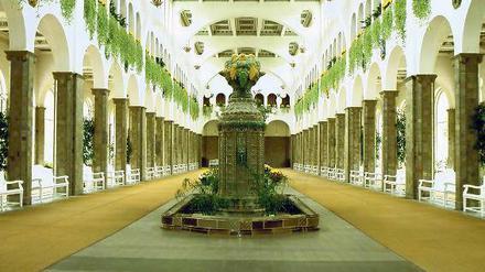 Tradition und Stil. Die Wandelhalle von Bad Kissingen. Foto: Bayerisches Staatsbad GmbH