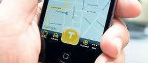 Direkter Draht. Die App bestellt einen Fahrer ohne Anruf bei der Zentrale. Foto: dpa