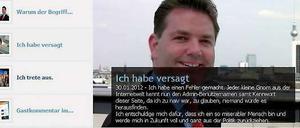 Gehackt: am Montag wurde Ansgar Hevelings Webseite lahmgelegt.