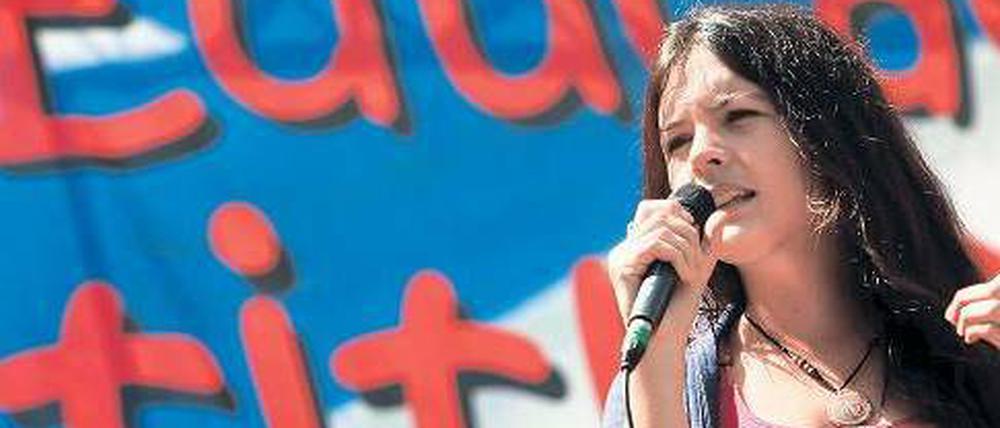 Comandante Camila. Das „Time Magazine“ nannte die 23-Jährige eine der 100 wichtigsten Persönlichkeiten der Welt.