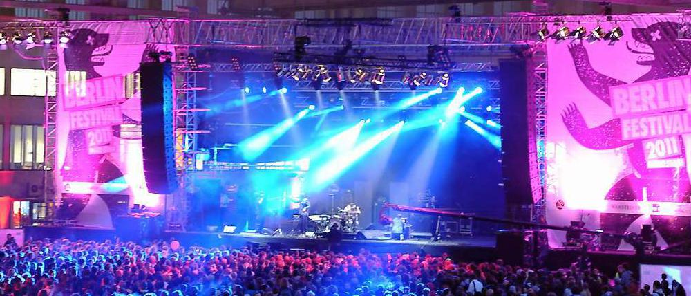 Beliebt: das Berlin Festival auf dem Flughafengelände in Tempelhof im Rahmen der Berlin Music Week.
