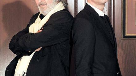 Helmut Dietl (li.) mit Benjamin von Stuckrad-Barre.