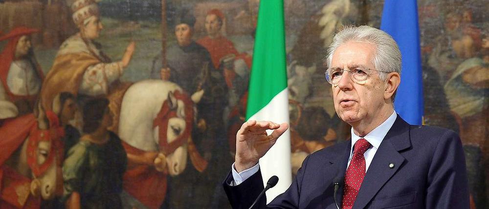 Mario Monti führt die Expertenregierung in Italien.