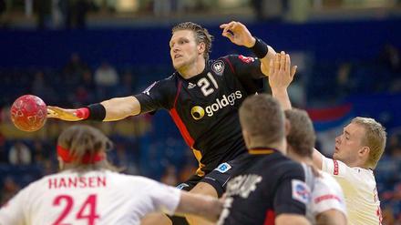 Aus der Hand gegeben. Gegen Dänemark führte die deutsche Mannschaft um Lars Kaufmann am Anfang deutlich, verpasste den nötigen Punkt zum Einzug ins Halbfinale am Ende aber dann doch.