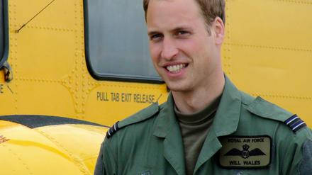 Prinz William in Fliegermontur.