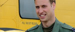 Prinz William in Fliegermontur.