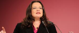 Jetzt wird scharf geschossen: Andrea Nahles stemmt sich gegen die Rentenreform.
