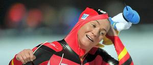 Claudia Pechstein liegt bei der Mehrkampf-EM in Budapest vor dem letzten Wettkampftag auf dem vierten Platz.