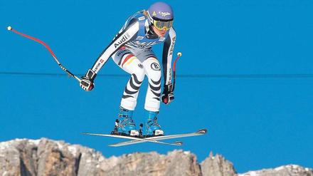Sie fliegt wieder. Nach ihrer Krankheitspause erlebte Maria Höfl-Riesch in Cortina d’ Ampezzo ein erfolgreiches Wochenende. 