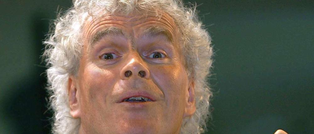 Simon Rattle, Chef der Berliner Philharmoniker. Foto: dpa