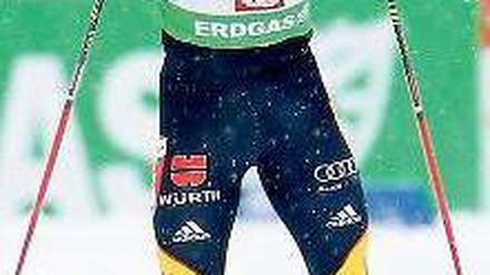 Volle Kraft nach vorne. Andreas Birnbacher ist bisher bester Deutscher. Foto: Reuters