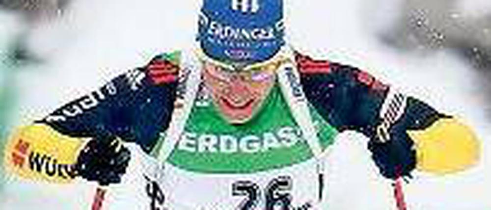 Volle Kraft nach vorne. Andreas Birnbacher ist bisher bester Deutscher. Foto: Reuters