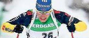 Volle Kraft nach vorne. Andreas Birnbacher ist bisher bester Deutscher. Foto: Reuters