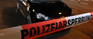 Straßensperre in Heilbronn: Ein 32-Jähriger hatte den Ehemann seiner Nichte angegriffen.