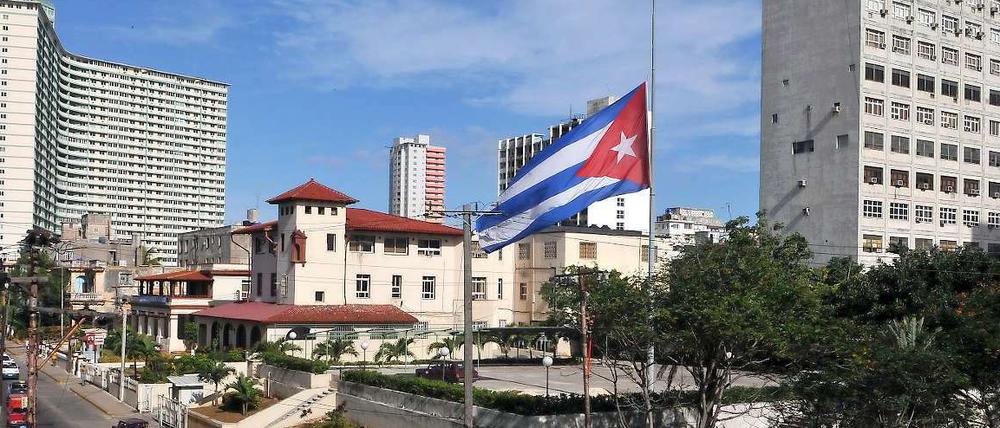 Blick auf das Regierungsviertel der kubanischen Hauptstadt Havanna. 2900 Gefangene sollen in den nächsten tagen freigelassen werden. 