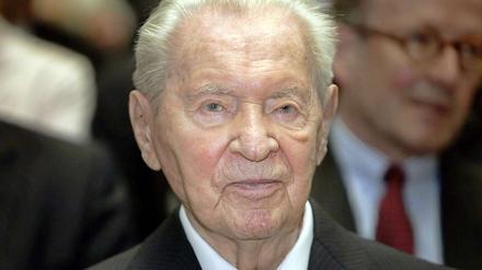 Unternehmer Werner Otto, aufgenommen am 01.07.2008 in Berlin.