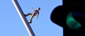 Die Grünen am Ende des Jahres 2011 - zwischen Höhenflug und Absturzgefahr.