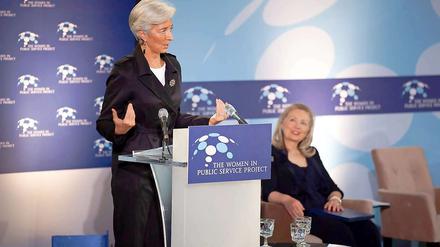 IWF-Chefin Lagarde sorgt sich um die Weltkonjunktur.