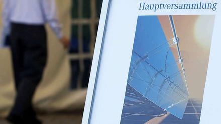 Im Mai lud Solar Millennium seine Aktionäre zur Hauptversammlung.