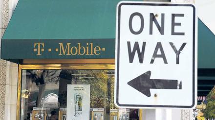 Zu klein. In den USA ist die Telekom-Tochter nur der viertgrößte landesweite Anbieter. Mit Billigangeboten wirbt sie um Kunden. Foto: dpa