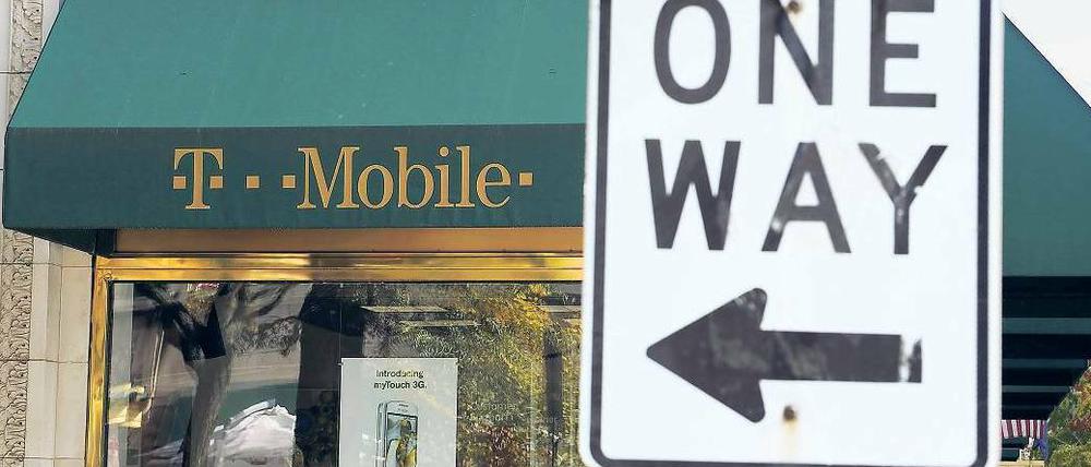 Zu klein. In den USA ist die Telekom-Tochter nur der viertgrößte landesweite Anbieter. Mit Billigangeboten wirbt sie um Kunden. Foto: dpa