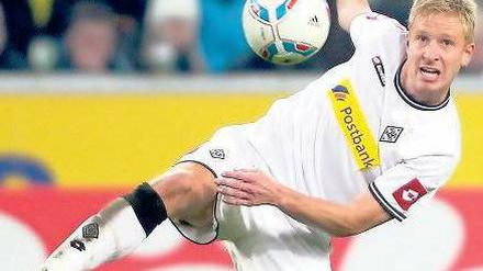 Bloß nicht nachdenken. Hanke traf in zwei Spielen drei Mal. Foto: dpa