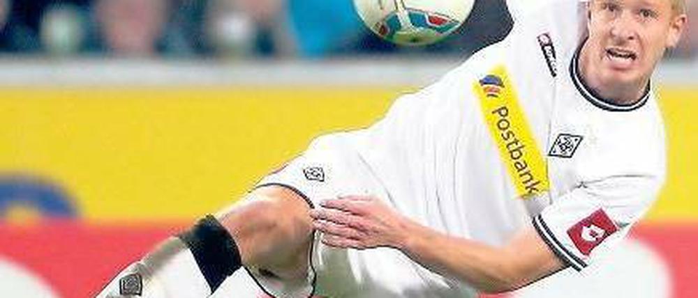 Bloß nicht nachdenken. Hanke traf in zwei Spielen drei Mal. Foto: dpa