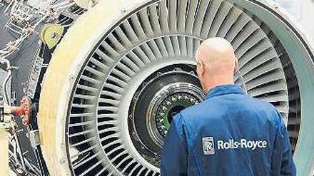 Antrieb für die Lüfte. Im Werk von Rolls-Royce in Dahlewitz arbeiten 2200 Mitarbeiter an Triebwerken und offenen Rotoren.