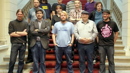 Sie holten sich professionelle Hilfe von zwei Mediatoren: Die Piraten im Berliner Abgeordnetenhaus.