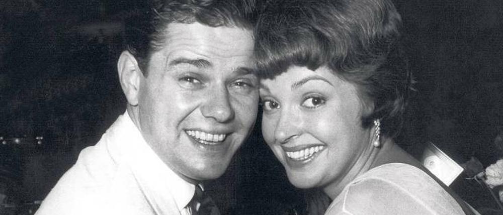 Traumpaar. Walter Giller und Nadja Tiller 1958 in Berlin. 