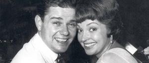 Traumpaar. Walter Giller und Nadja Tiller 1958 in Berlin. 