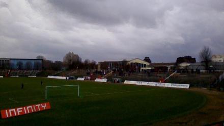 Dunkle Wolken über dem Sportforum. Führt der Weg des BFC weiter in die Versenkung?