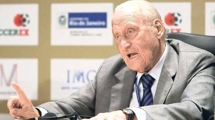 Ich doch nicht! Joao Havelange steht seit Jahren unter Korruptionsverdacht.