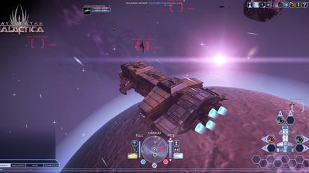 Szene aus "Battlestar Galactica Online"