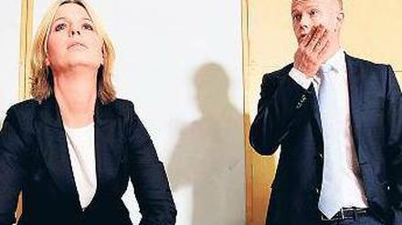 Erklärungsbedarf. Die Staatsanwälte Inga Bejer Engh und Svein Holden.